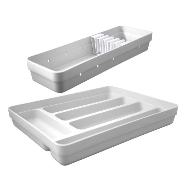 Conjunto Organizador Cubiertos Blanco