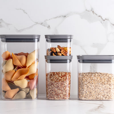 Contenedor Block Rectangular Gris 2,3 Lt