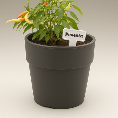 Macetero Autorriego Gris 16 x 14 cm