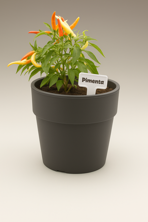 Macetero Autorriego Gris 16 x 14 cm