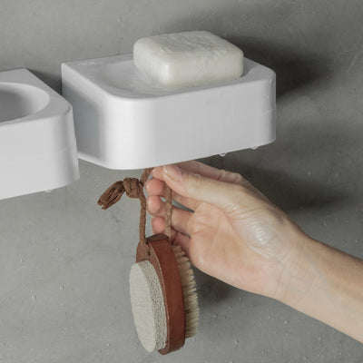 Jabonera de Pared Eleve Blanco