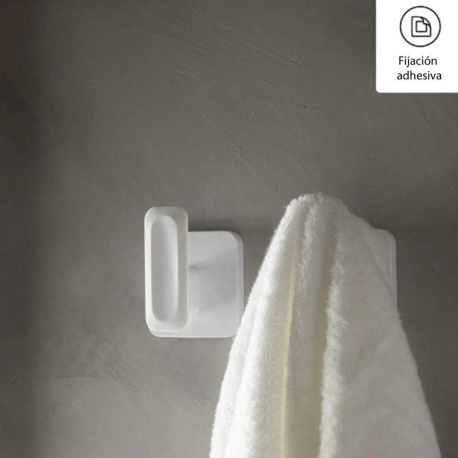 CONJUNTO GANCHOS DE PARED ELEVE BLANCO