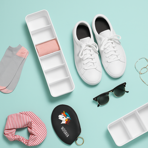 Organizador De Cajón Closet Logic Pequeño Blanco