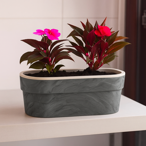 Macetero Autorriego Concreto 1,75 Lt