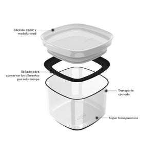 Contenedor Block Blanco 0,45 Lt