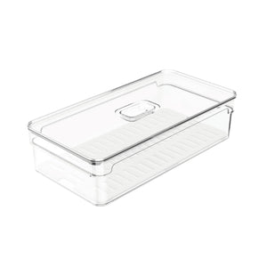 Organizador de Refrigerador Clear Fresh Con Tapa 30 x 15 x 7 cm