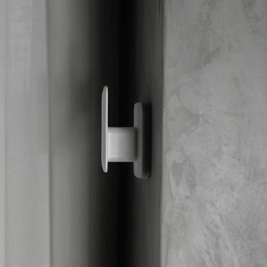 CONJUNTO GANCHOS DE PARED ELEVE BLANCO