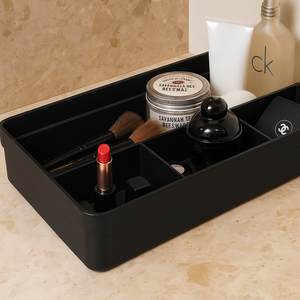 Organizador De Cajón Logic 4 secciones Gris