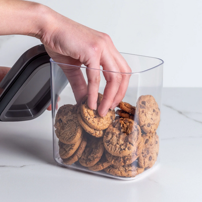 Contenedor Block Rectangular Gris 1,5 Lt