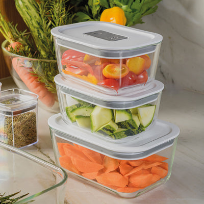 Contenedor Hermético Fresh Lock  Blanco 725 Ml