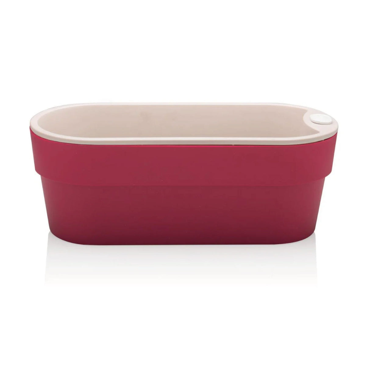 Macetero Huerta Auto Riego Guinda 29 x 11 cm