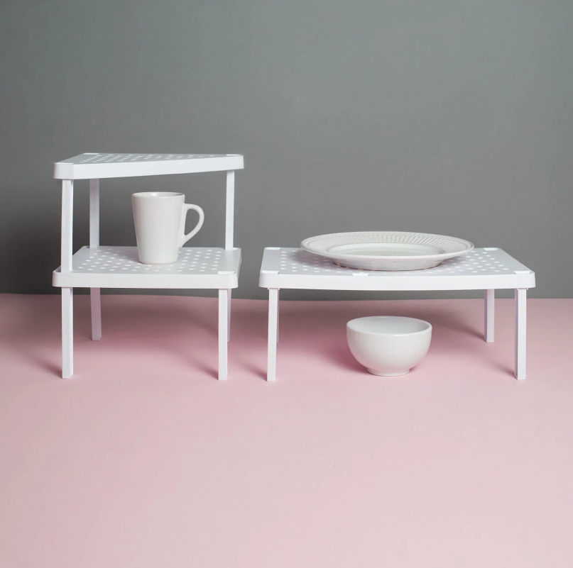 Organizador de Estante Rectangular Level Blanco