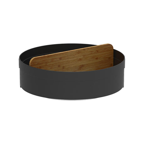 Organizador Giratorio Alto Con Separador Lume Negro