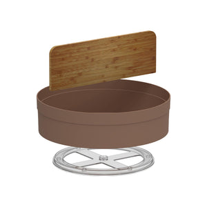 Organizador Giratorio Alto Con Separador Lume Café