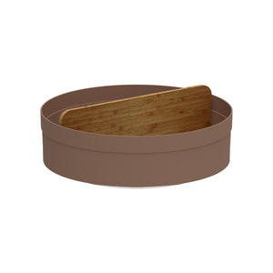 Organizador Giratorio Alto Con Separador Lume Café