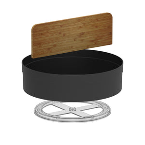 Organizador Giratorio Alto Con Separador Lume Negro