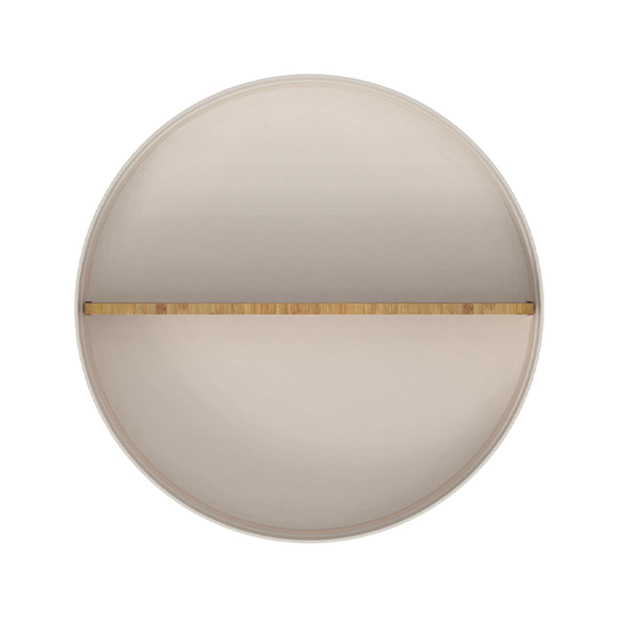 Organizador Giratorio Alto Con Separador Lume Beige