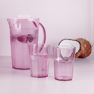 Pack 6 Vasos 400 Ml Rosados