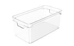 Organizador de despensa clear con tapa 30x15x13 cm – CasaChic